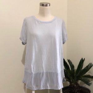J.Crew cotton and silk tee